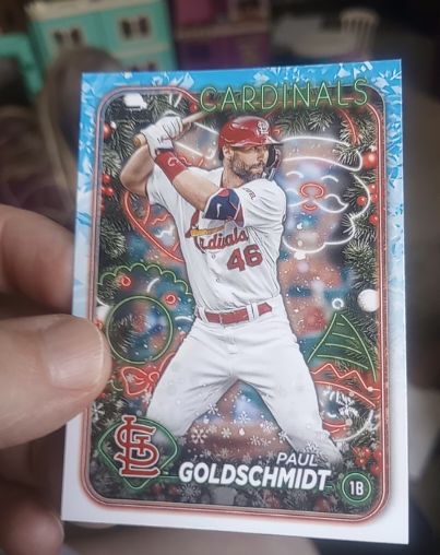 2024 Topps Holiday #H183 Paul Goldschmidt — front