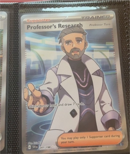 2023 Pokémon Scarlet & Violet #241 Professor's Research — front