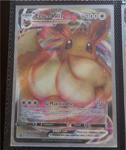 2021 Pokémon TCG SWSH087 Eevee VMAX — front