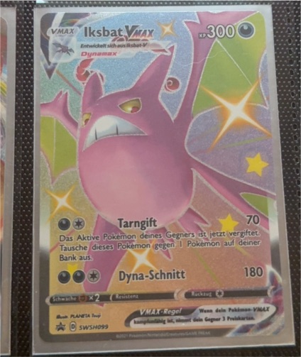 2021 Pokémon SWSH099 Crobat VMAX — front