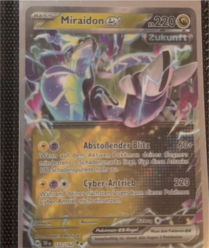 2023 Pokémon Scarlet & Violet Temporal Forces #122 Miraidon ex — front