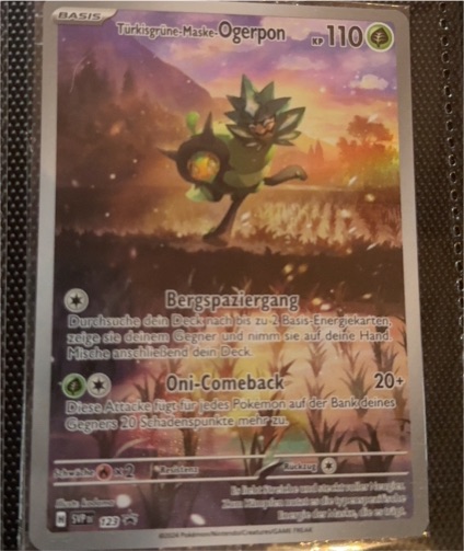 2024 Pokémon #123 Teal Mask Ogerpon — front