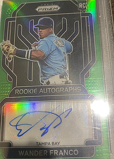 2022 Panini Prizm Rookie Autographs #RA-WF Wander Franco — back