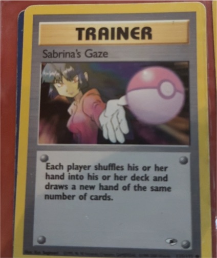 2000 Pokémon Gym Heroes #125 Sabrina's Gaze — front