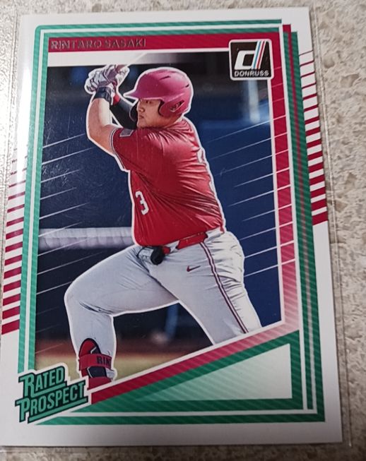 2025 Donruss #127 Rintaro Sasaki — front
