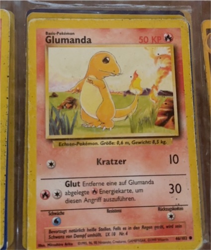 1999 Pokémon #46 Glumanda — front