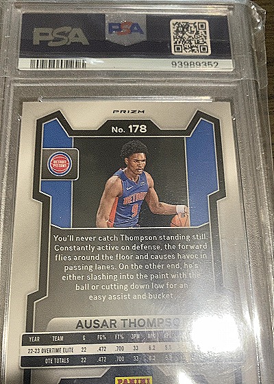 2023-24 Panini Prizm #178 Ausar Thompson — front