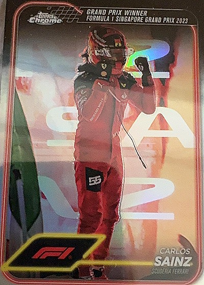 2023 Topps Chrome Formula 1 #147 Carlos Sainz — front
