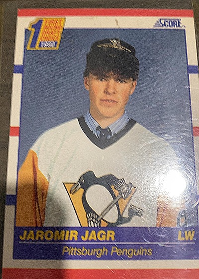 1990-91 Score #428 Jaromir Jagr — front