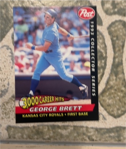 1993 Post #25 George Brett — front