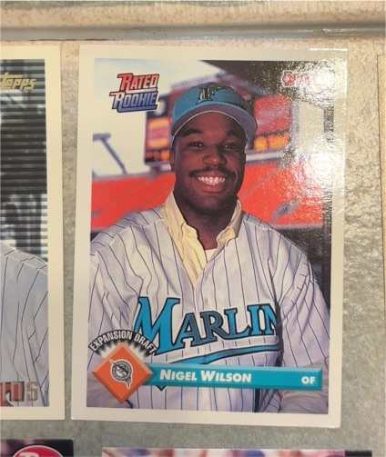 1993 Donruss #737 Nigel Wilson — front