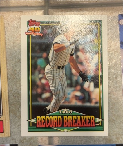 1991 Topps #4 Kevin Maas Record Breaker — front