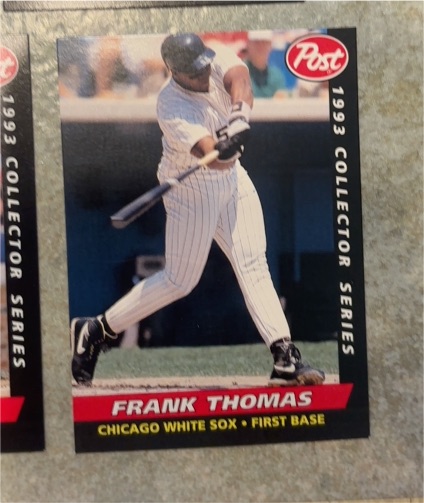 1993 Post Cereal #14 Frank Thomas — front