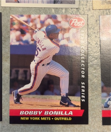 1993 Post Cereal #24 Bobby Bonilla — front