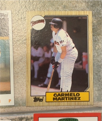 1987 Topps #348 Carmelo Martinez — front
