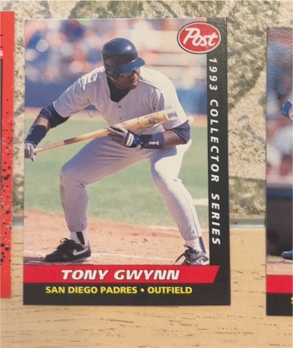 1993 Post #8 Tony Gwynn — front