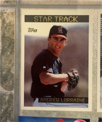 1995 Topps Star Track #221 Andrew Lorraine — front