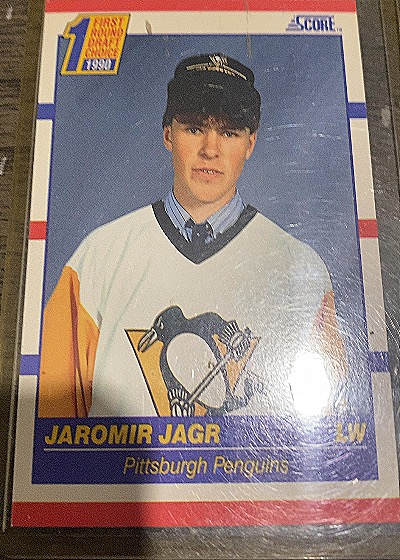 1990-91 Score #428 Jaromir Jagr — front