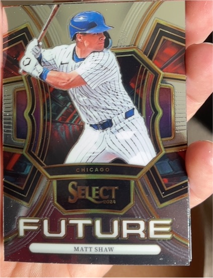 2024 Panini Select #FUT-MSH Matt Shaw — front