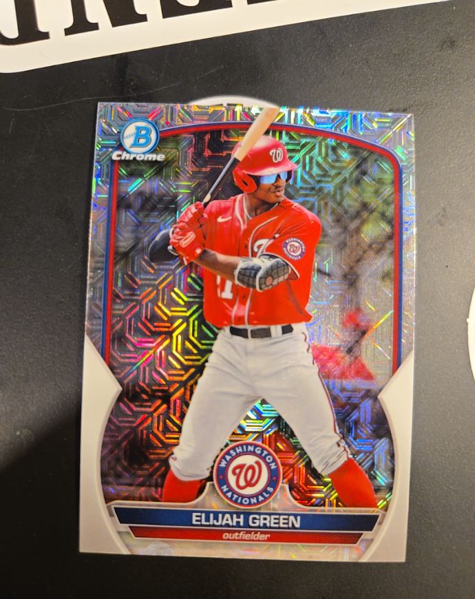 2023 Bowman Chrome #BCP-23 Elijah Green — front