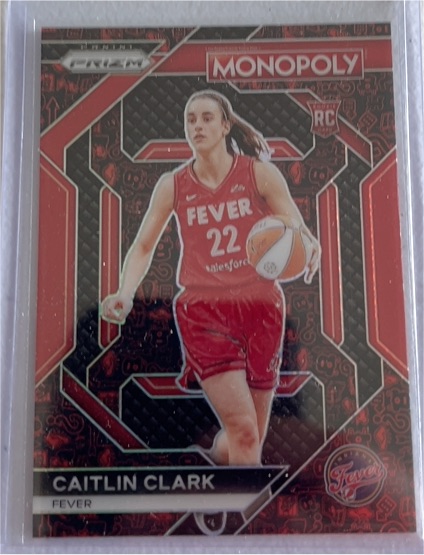 2024 Panini Prizm Monopoly WNBA #WNBA27 Caitlin Clark — front