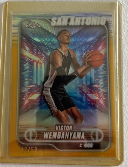 2024-25 Topps Chrome #193 Victor Wembanyama — front