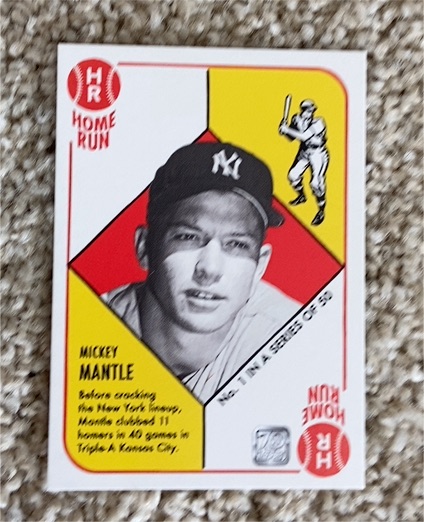 2021 Topps #1 Mickey Mantle — front