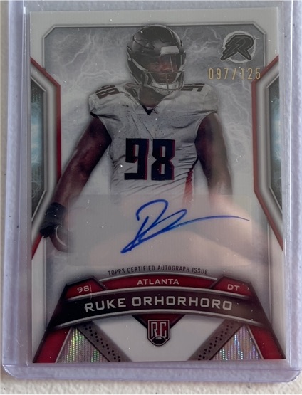 2024 Topps Resurgence Rookie Signatures #RRS-RO Ruke Orhorhoro — front