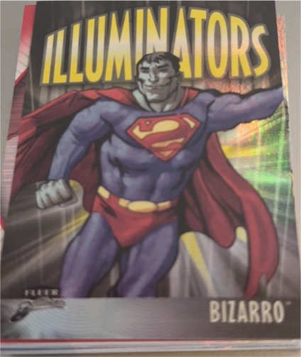 2025 Fleer Brilliants Superman Illuminators #I-11 Bizarro — front