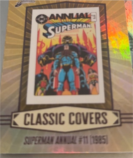 2025 Fleer Brilliants Superman Classic Covers #CC-6 Superman Annual #11 — front