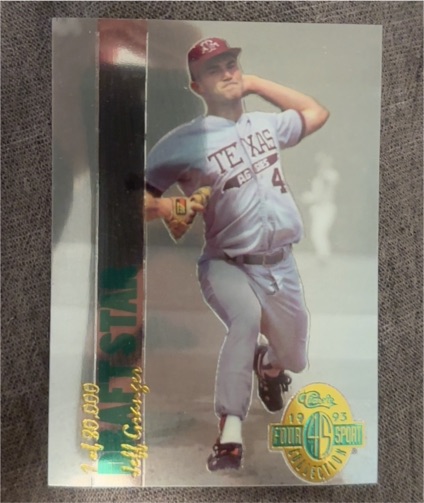 1993 Classic Four Sport Baseball #DS51 Jeff Granger — front