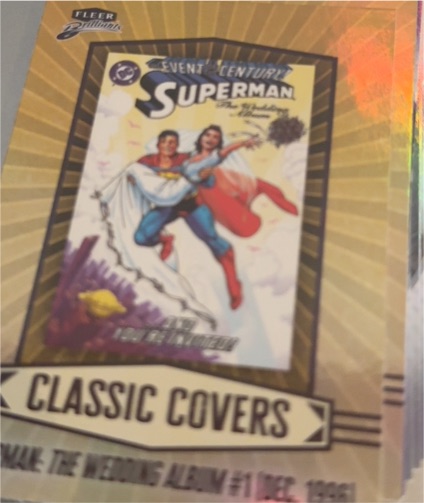 2025 Fleer Brilliants Classic Covers #CC-12 Superman The Wedding Album #1 — front