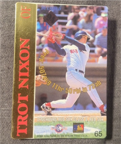 1994 Action Packed #65 Trot Nixon — front