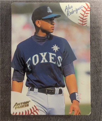 1994 Action Packed #1 Alex Rodriguez — front