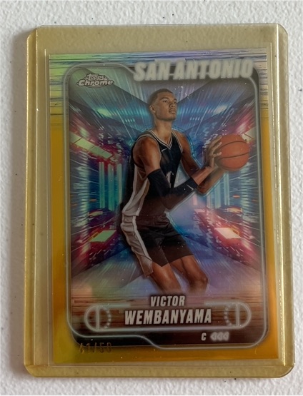 2024-25 Topps Chrome #193 Victor Wembanyama — front