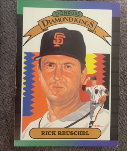 1989 Donruss Diamond Kings #11 Rick Reuschel — front