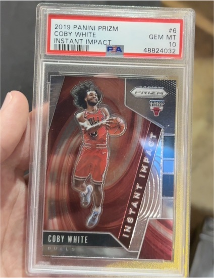2019 Panini Prizm #6 Coby White Instant Impact — front