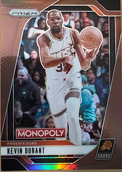 2024-25 Panini Prizm Monopoly #76 Kevin Durant — back