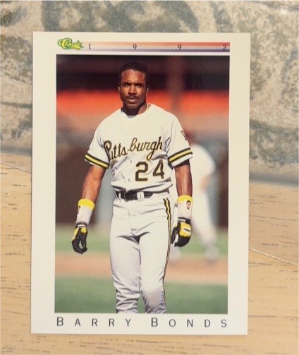 1992 Classic I #T16 Barry Bonds — front