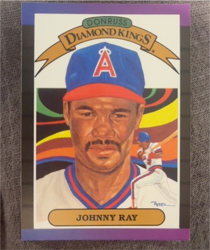 1989 Donruss Diamond Kings #12 Johnny Ray — front
