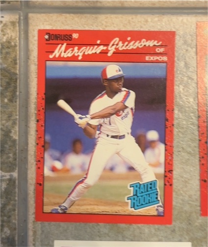 1990 Donruss #36 Marquis Grissom — front