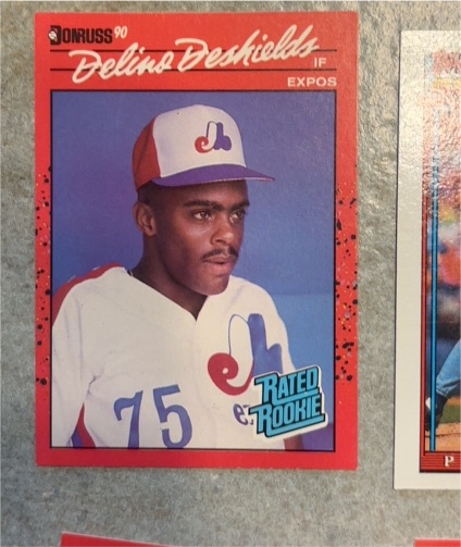 1990 Donruss #42 Delino DeShields — front