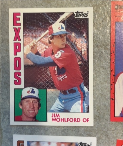 1984 Topps #253 Jim Wohlford — front