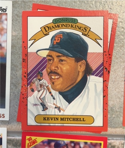 1990 Donruss Diamond Kings #11 Kevin Mitchell — front