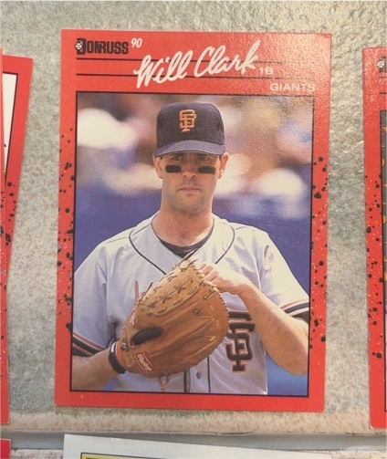 1990 Donruss #230 Will Clark San Francisco Giants — front