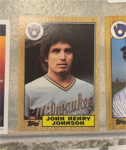 1987 Topps #377 John Henry Johnson — front