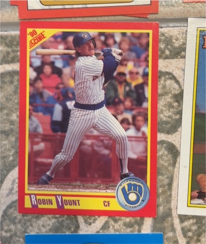 1990 Score #320 Robin Yount — front