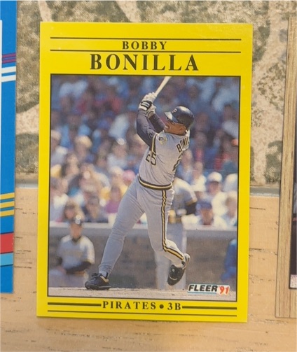 1991 Fleer #34 Bobby Bonilla — front