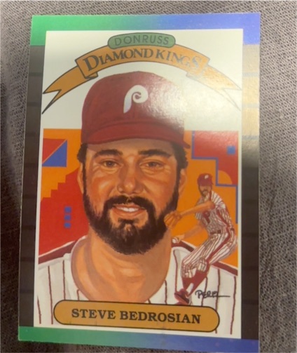 1989 Donruss Diamond Kings #24 Steve Bedrosian — front