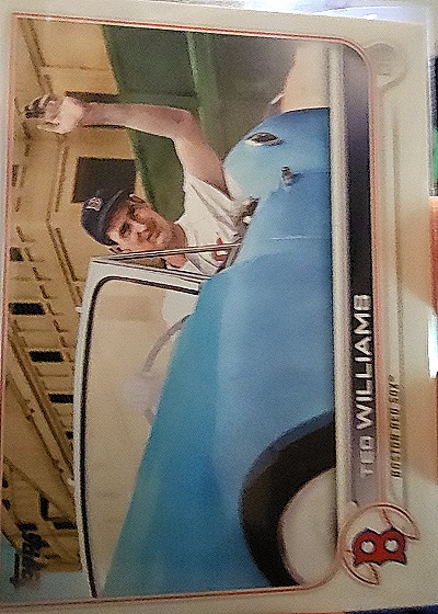 2022 Topps Update #US44 Ted Williams — front